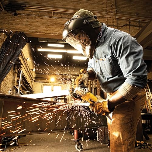 Miniatura 5 de DEWALT Herramienta de amoladora angular, 4-1/2 a 5 pulgadas, interruptor de paleta (DWE43114N)