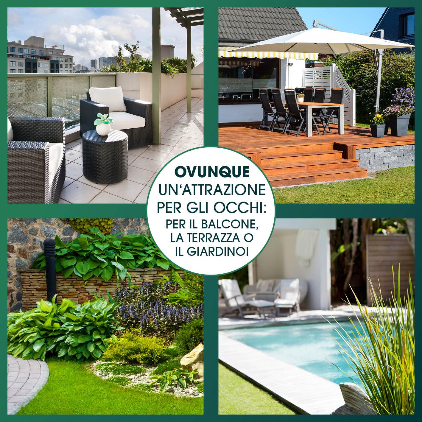 EASYmaxx Solar pietra deco 40x30x16 cm IP67 | Luce da giardino con illuminazione a LED con cambio di colore | Lampada da giardino moderna per esterni, telecomando | Cambio colore, resistente alle intemperie, telecomando incluso, classe energetica A