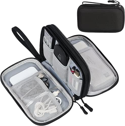 FYY Travel Cable Organizer Pouch Electronic Accessories Carry Case Portable