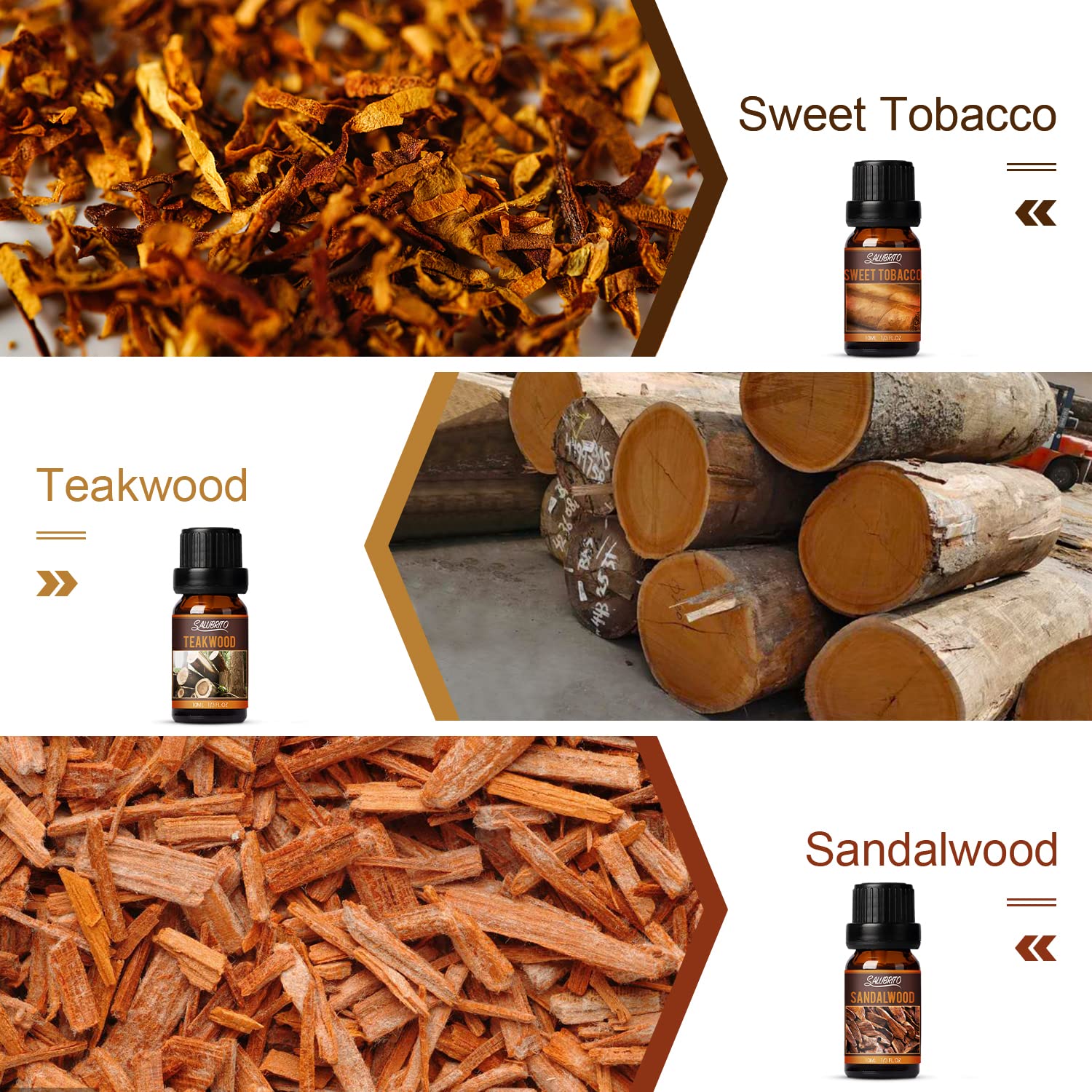 Set Oli Essenziali Legnosi Aeshory - 6 Flaconi Da 10ml, Aromaterapia Naturale Al 100% Per Diffusori - Foto 11