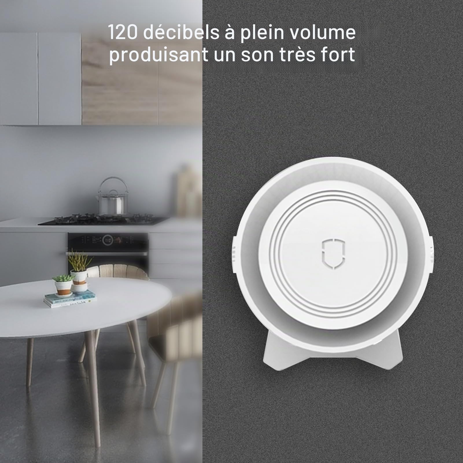 Wolf Guard Kit Sécurité Maison Système Alarme sans Fil WiFi 4G | Smartlife, Compatible Amazon Alexa & Google Home, Version Française