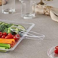 Vista 3 de [Pinzas Transparentes de 7.5 Pulgadas] Pinzas para servir Plasticpro de 7.5 pulgadas, resistentes y reutilizables, para cocina y barbacoa