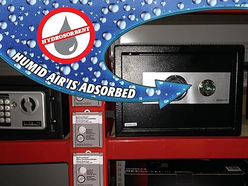 Miniatura 3 de HYDROSORBENT Gun Safe Deshumidificador recargable de gel de sílice de 15.87 oz de cartón. Absorbente de humedad. Deshumidificador desecante