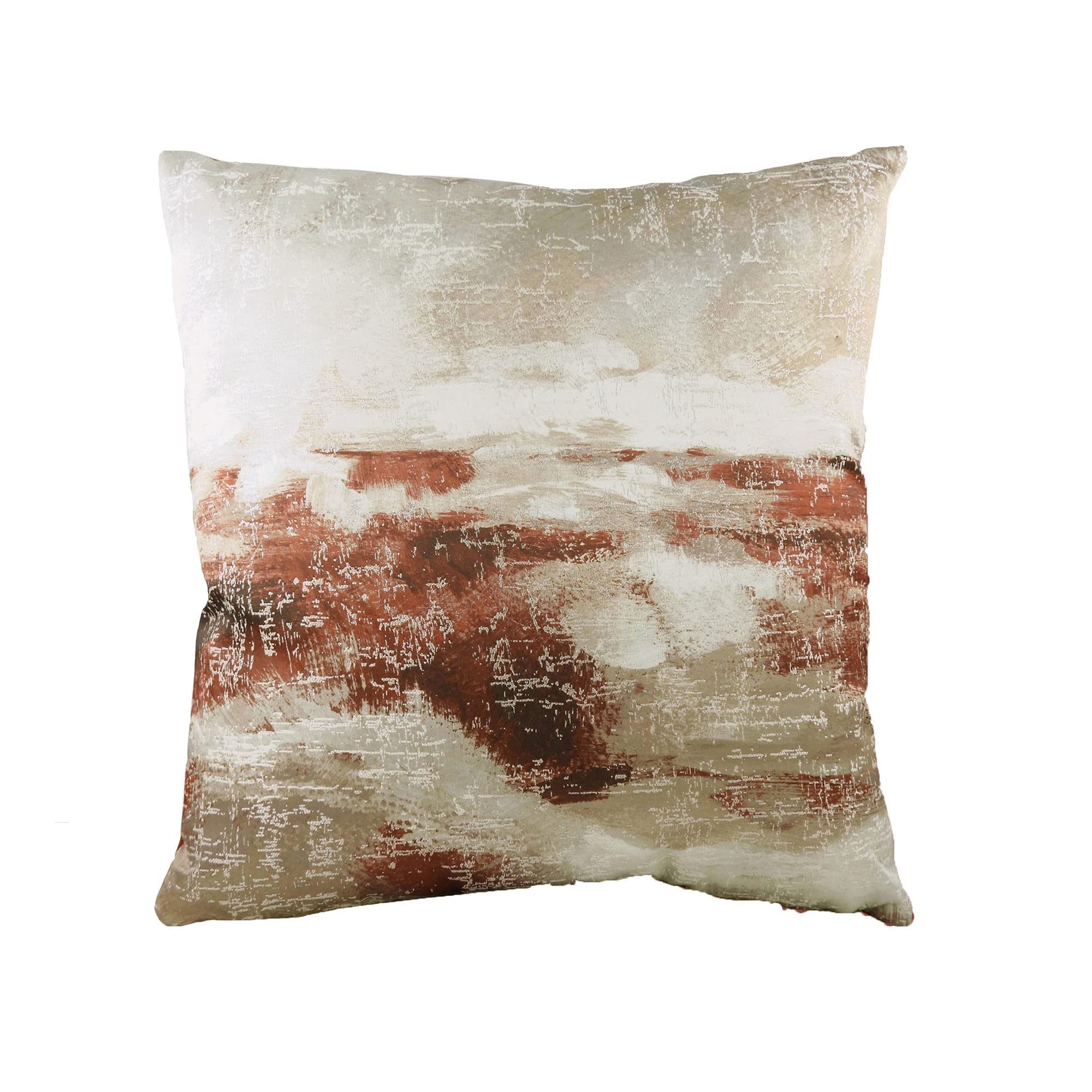 Furn. Terracotta Evans Lichfield Landscape Cushion Cover, 43 X 43Cm