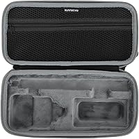 Vista 7 de Estuche de transporte para cámara DJI Osmo 360, bolsa de viaje protectora de almacenamiento portátil para Osmo 360 y accesorios (bolsa grande)
