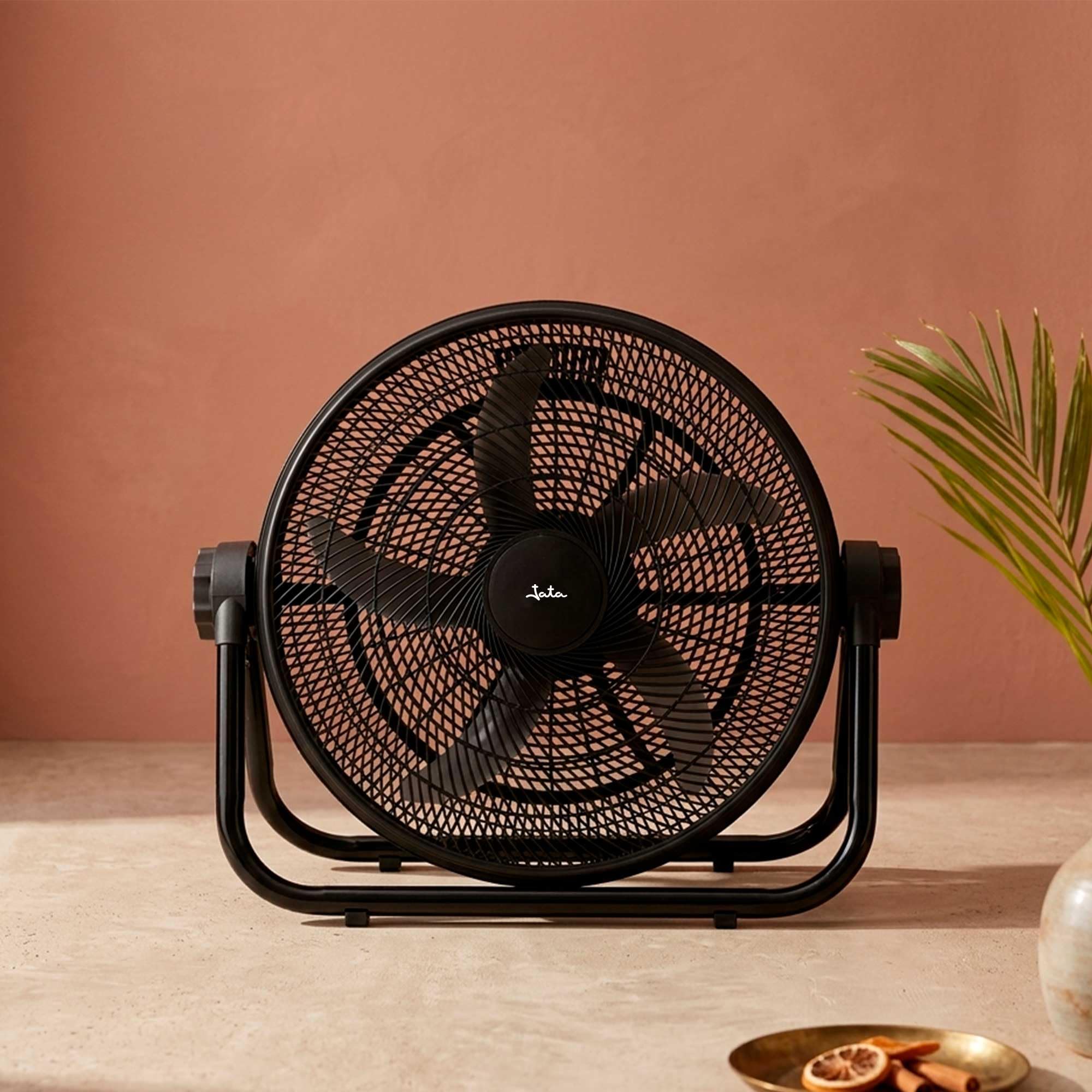 JATA JVCA3225 Leistungsstarker Luftventilator, 105 W, Industrie-Ventilator, 51 cm, 5 Flügel, 3 Geschwindigkeiten, verstellbare Neigung, hohe Durchflussmenge 3870 m³/h, für Haus und Werkstatt