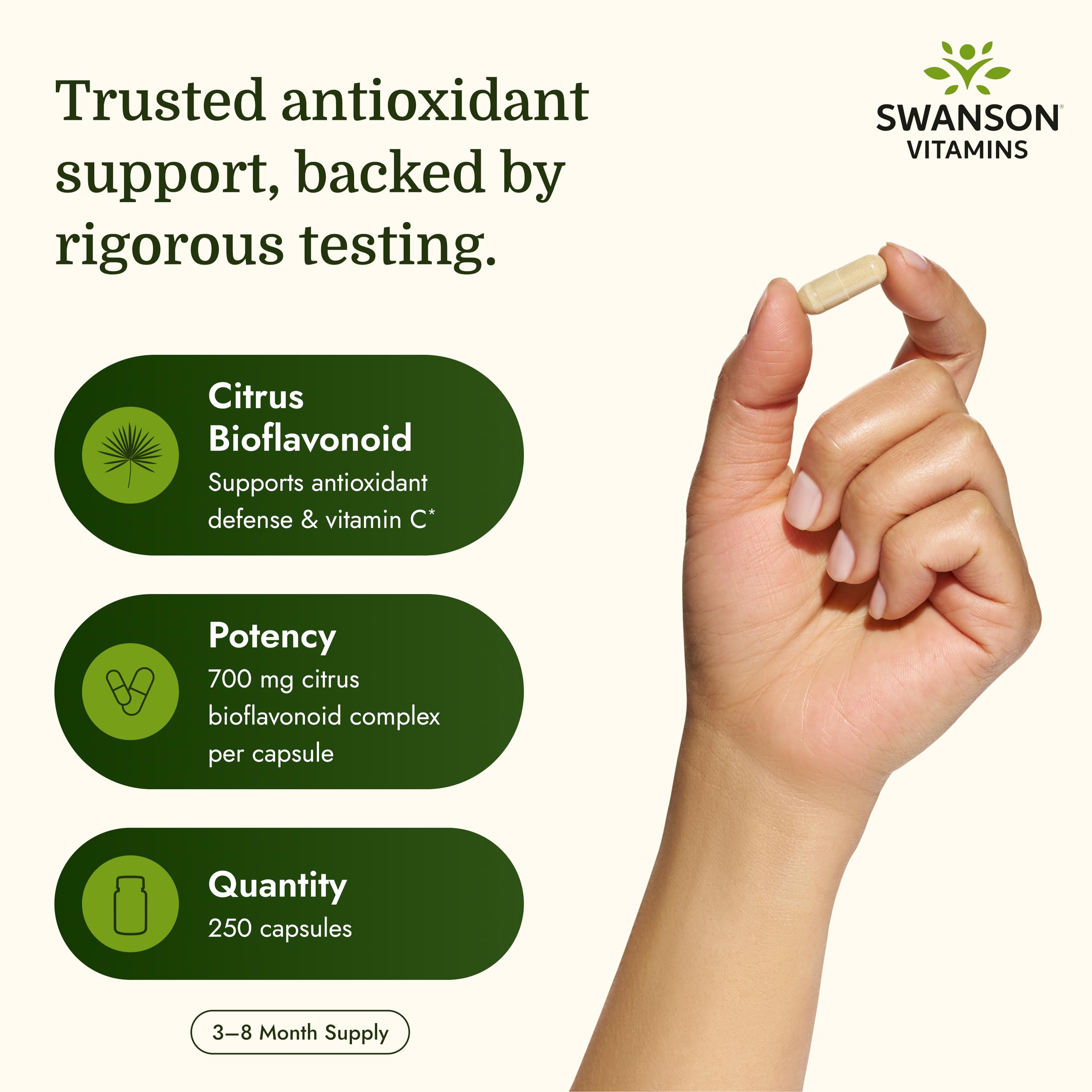 Swanson Full Spectrum Citrus Bioflavonoid Complex, 250 Capsules — Amazon image 3