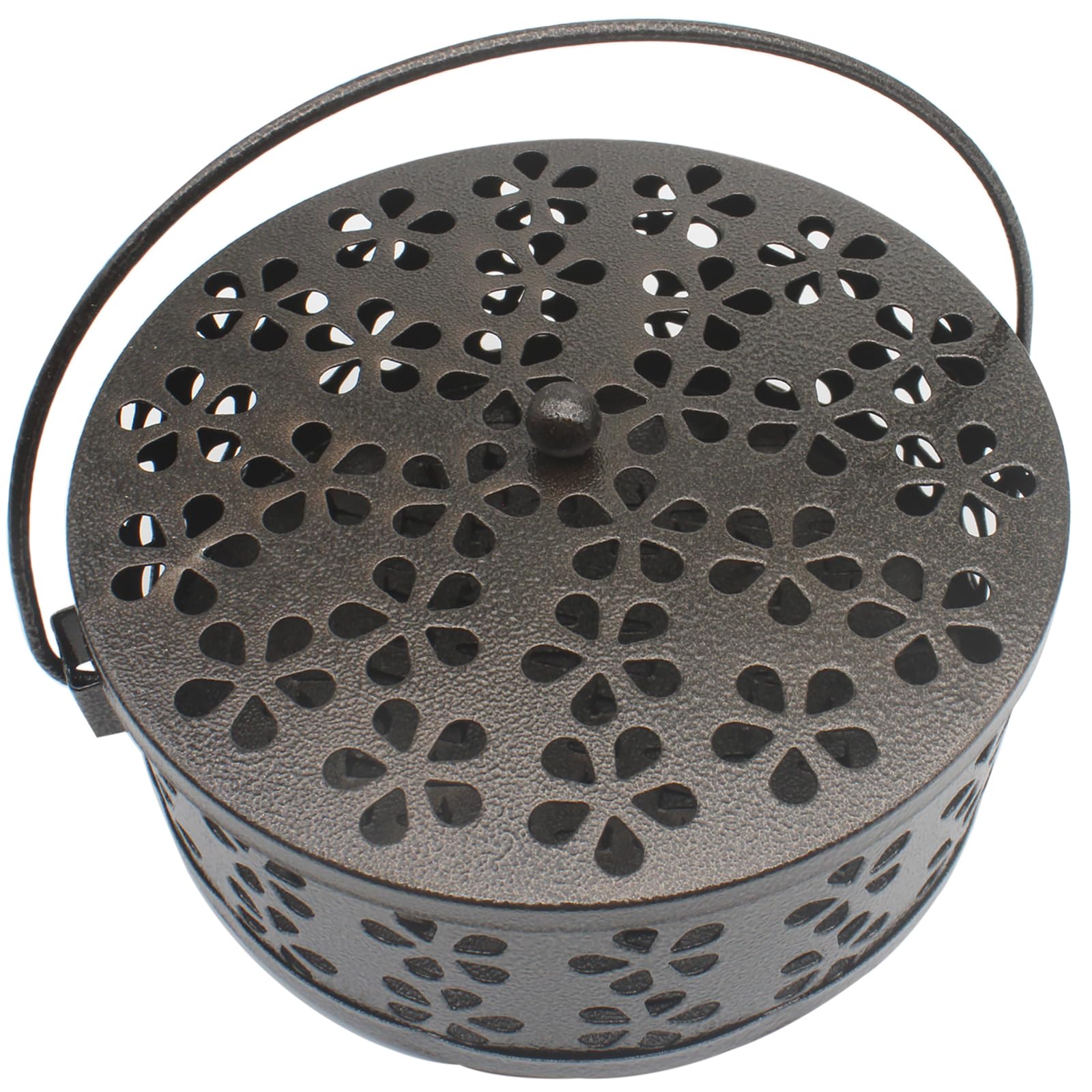 OZXNO 1pcs Mosquito Coil Holder Retro Incense Coils Holder Portable Incense Burner Holders with Handle for Home Camping Indoor Outdoor Patio