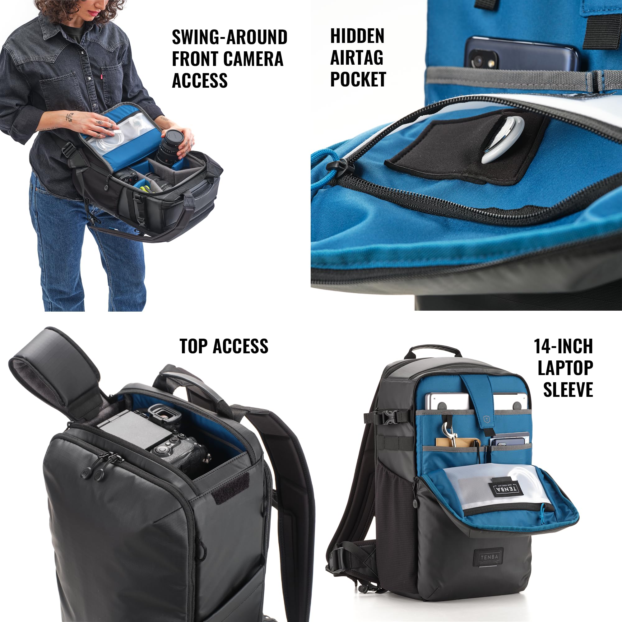 Tenba Solstice v2 Family, Negro, v2 20L Rucksack, Rucksack