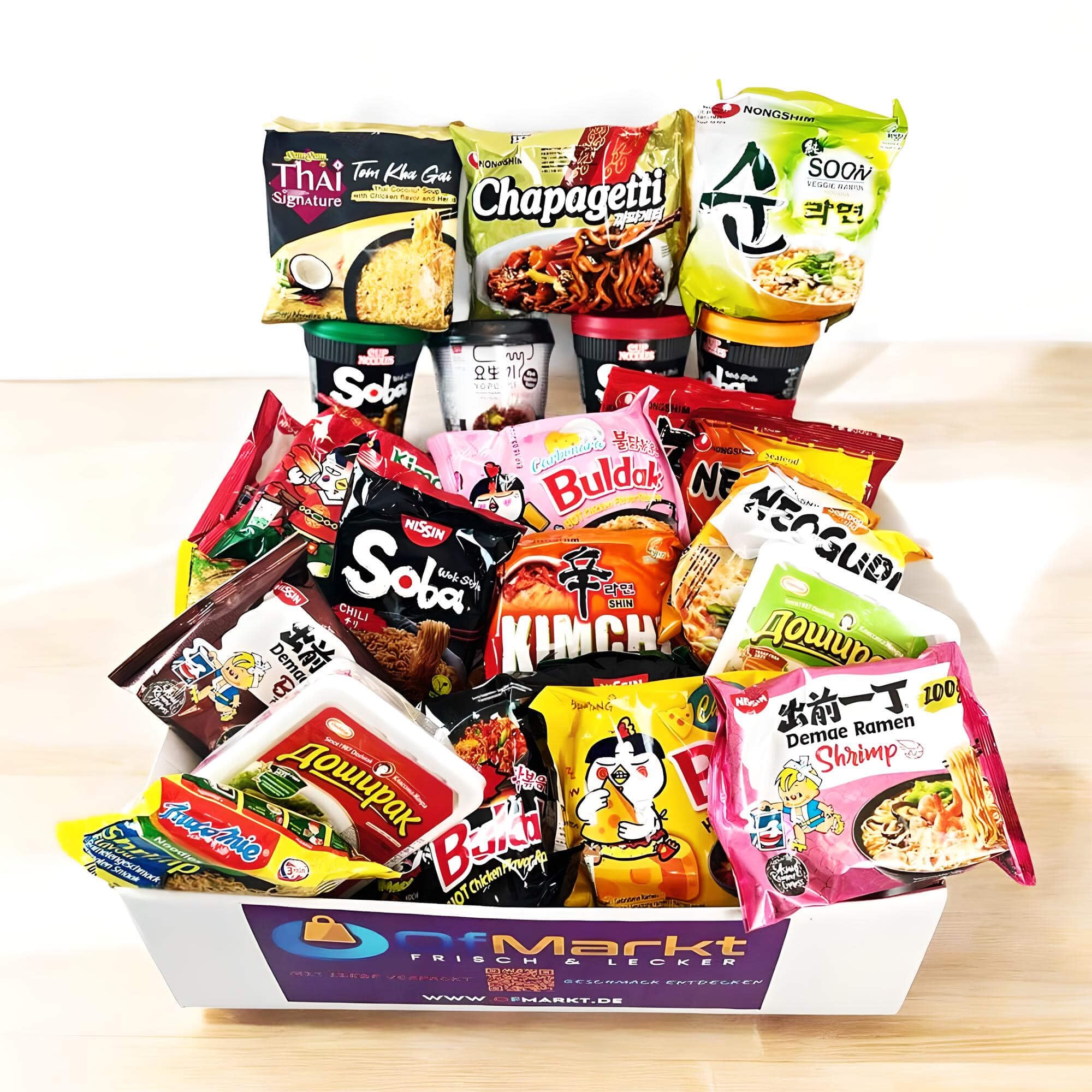 Internationale Noodles Set | 25 verschiedene Instant Nudeln aus aller Welt