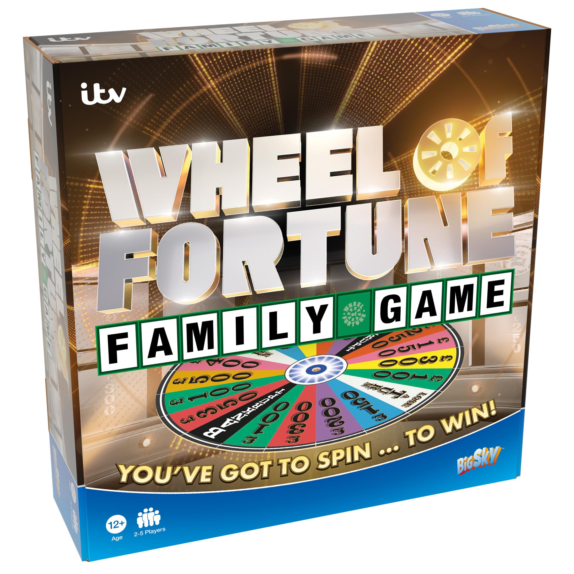 Wheel of Fortune Official Family Board Game | Spin, Solve, and Win