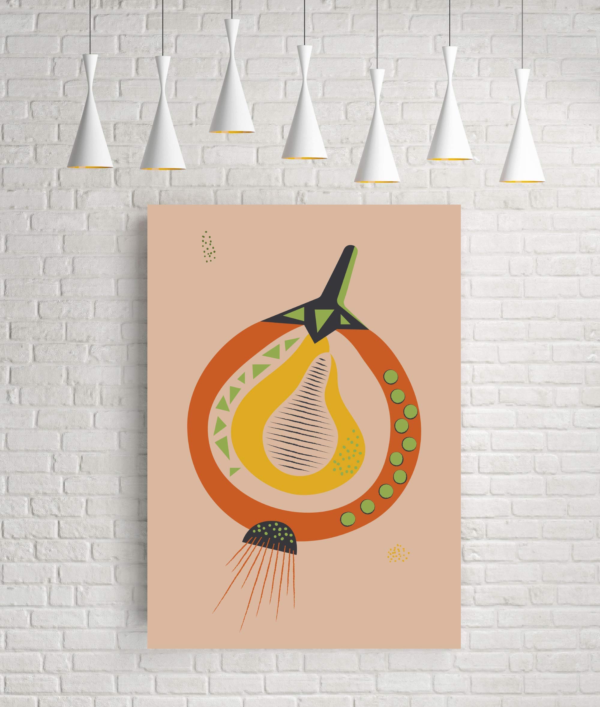 Onion - Giclée art print by FLATOWL