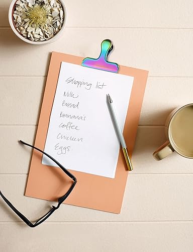 Miniatura 6 de Clips de bolsa de chip grandes de acero inoxidable negro hermético (EYJZ-6)