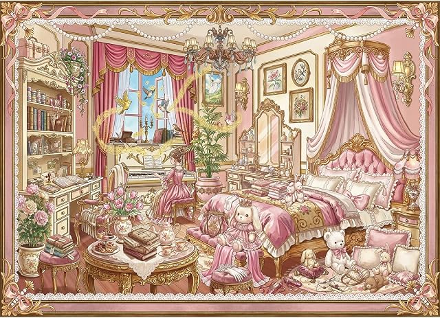 HUADADA-*Bedroom*-Jigsaw Puzzles pour les adultes 1000 Pièces, puzzles 1000 Pièces, Interlock parfait sans poussière, impossible difficile dur amusant 1000 Pièces puzzles pour adultes-1:1 Poster