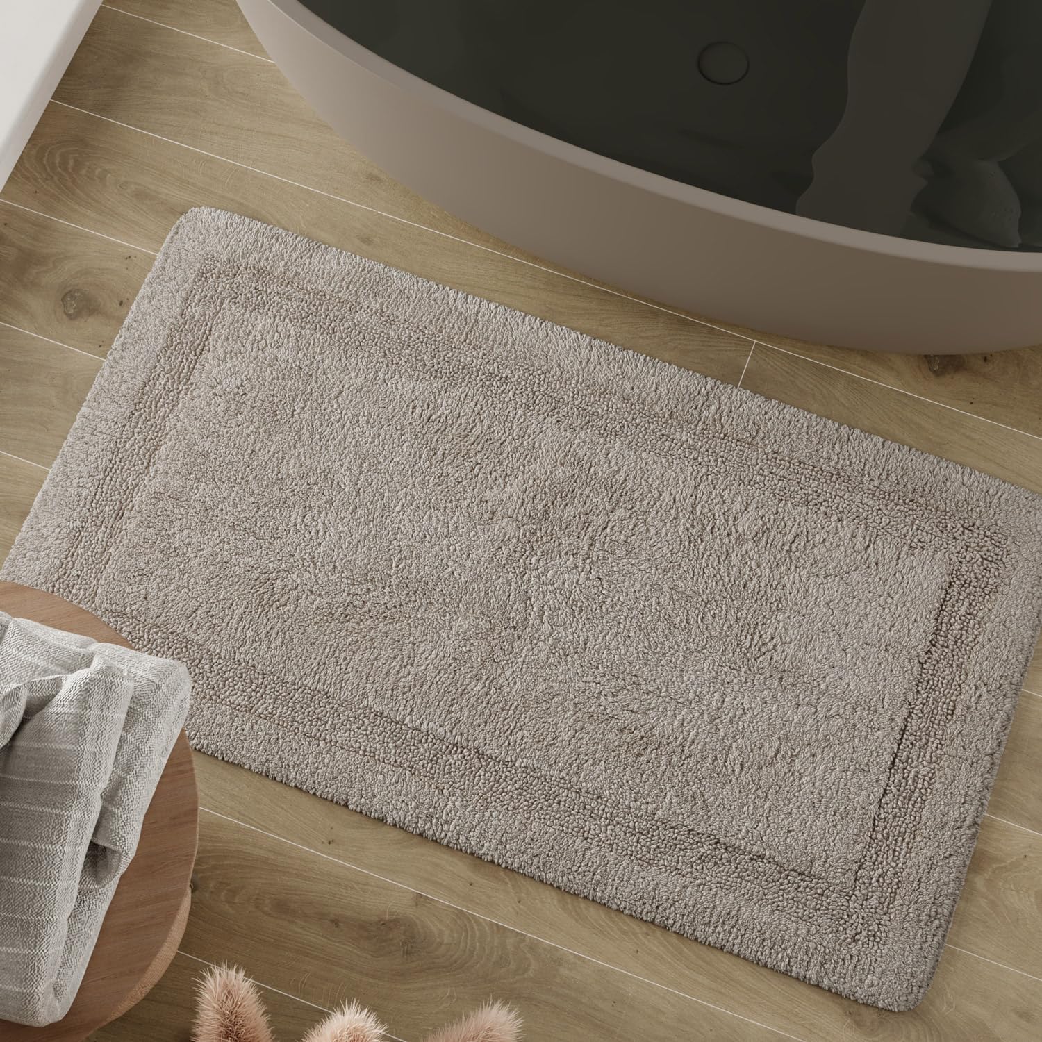 Wecon Home Knut Bath Mat 55 x 65 cm Greige