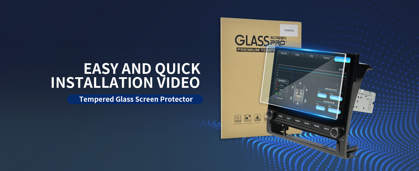 Amazon.com: dasaita 10 inch Large Screen 230X138mm Tempered Glass