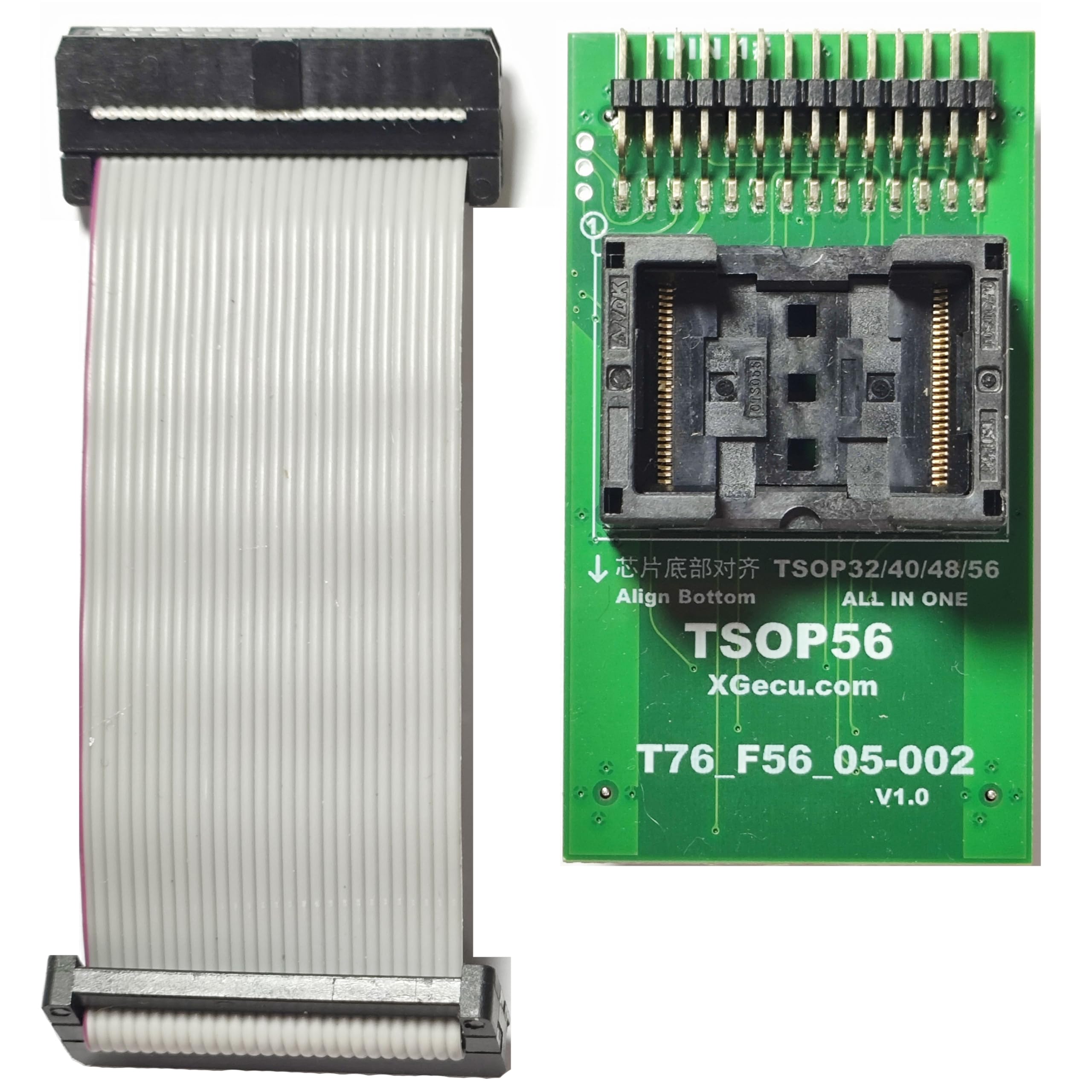 つぶページ　TSO-18/N XGOIENZI TSOP32/TSOP40/TSOP 48/TSOP56 Adaptör Sadece Xgecu T76