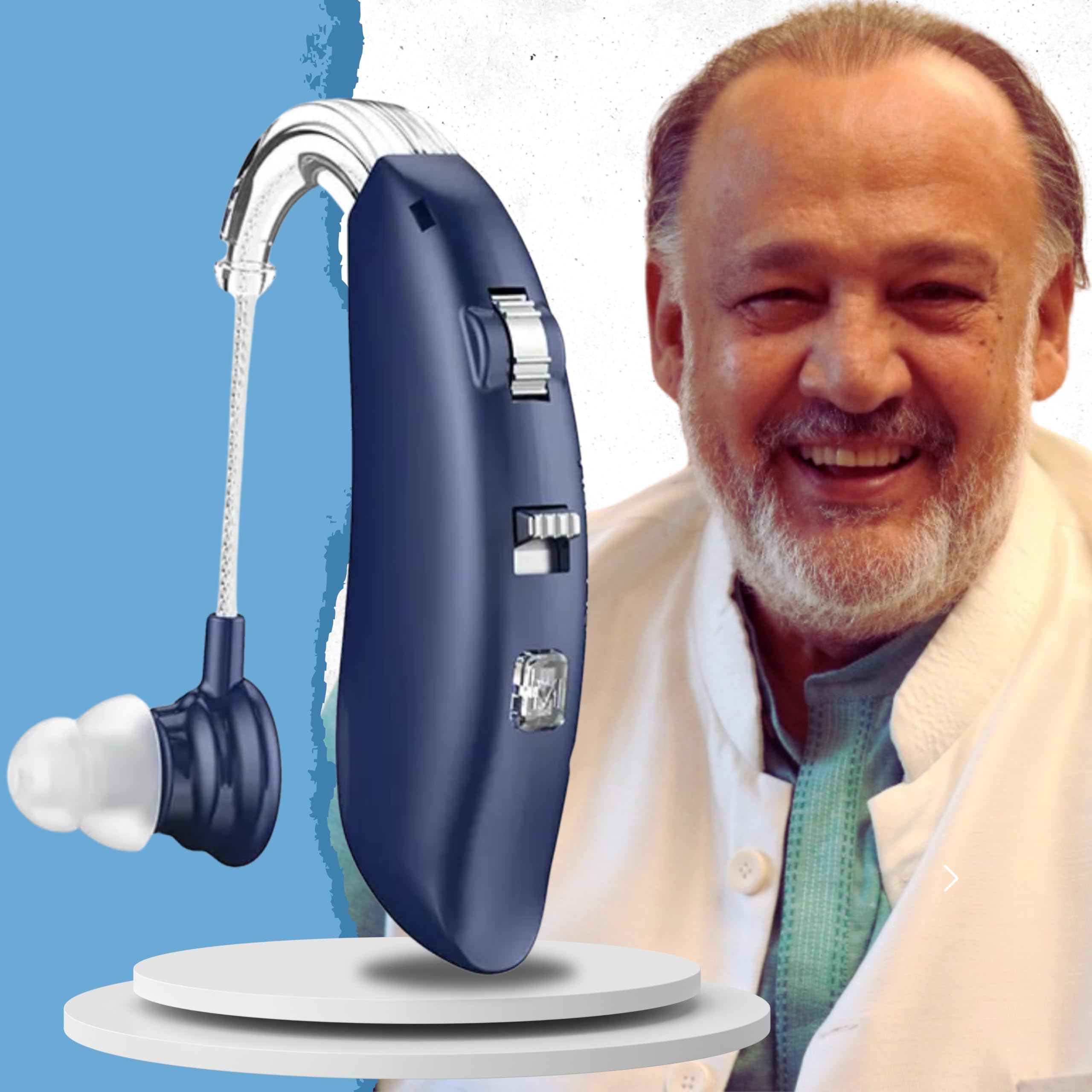 Aika AG-7106 BTE Rechargeable Hearing Aid Machine for Ear with Bluetooth Connectivity and Auto Noise Cancelation Feature (Blue, With Free Dry Kit Worth 399/-) (B0CCMK5FXT) Amazon Price History, Amazon Price Tracker