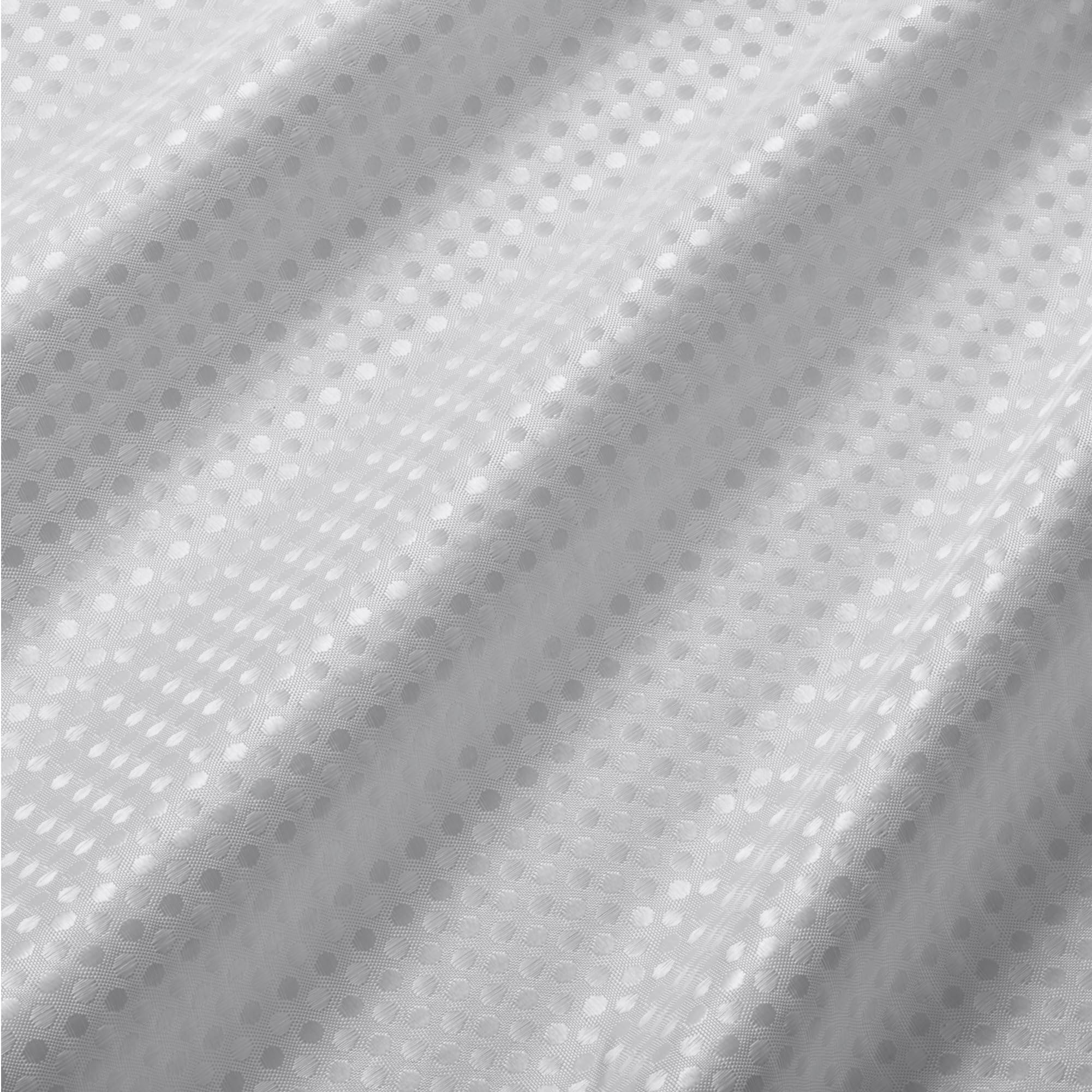 Amazon Basics Modern Style Polyester Shower Curtain, Quick-Drying, 182.9x182.9 cm, White — view 4