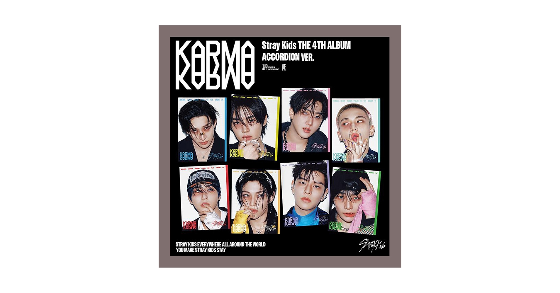 フィリックス　アルバム　accordion 未開封　5枚　KARMA Stray Kids - KARMA [4th Album - ACCORDION Ver.] - K PLACE
