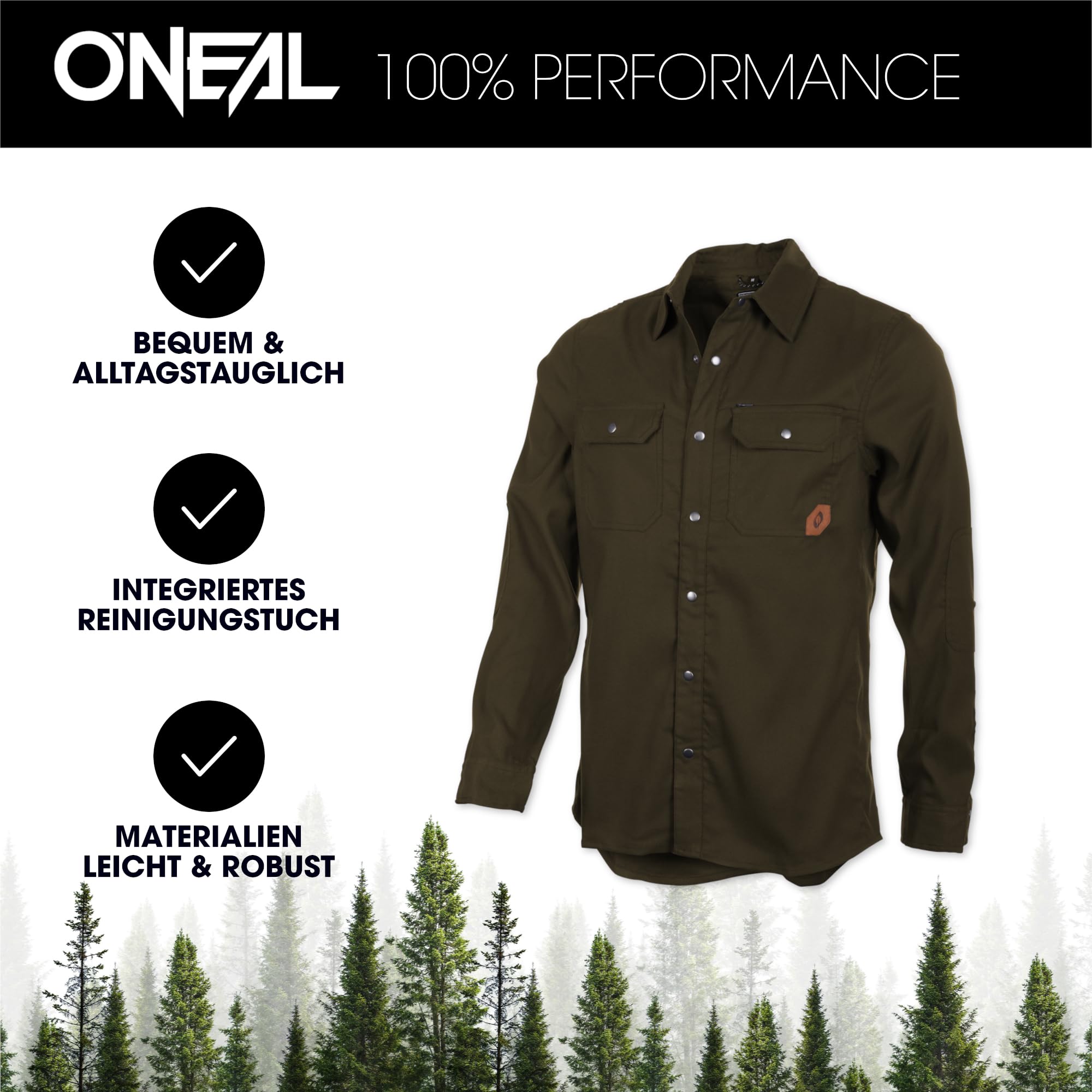 O'Neal Unisex Loam Jack Shirt T-Shirt (1er Pack)