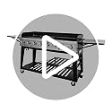 Royal Gourmet 8-Burner Gas Grill, 104,000 BTU Liquid Propane Grill, Independently Controlled Dual Systems, Outdoor Party or Backyard BBQ, Black