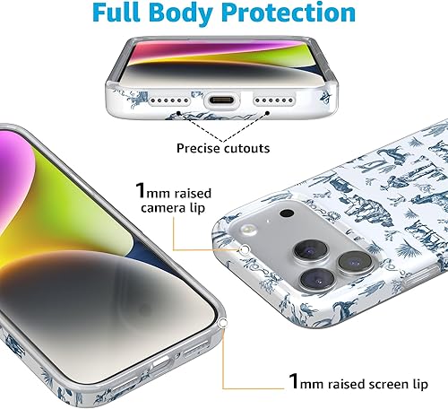 Miniatura 6 de Casely Funda para iPhone 17 Pro  Blue Desert  Wild West Adventure  Compatible con MagSafe  Diseño clásico ultra delgado