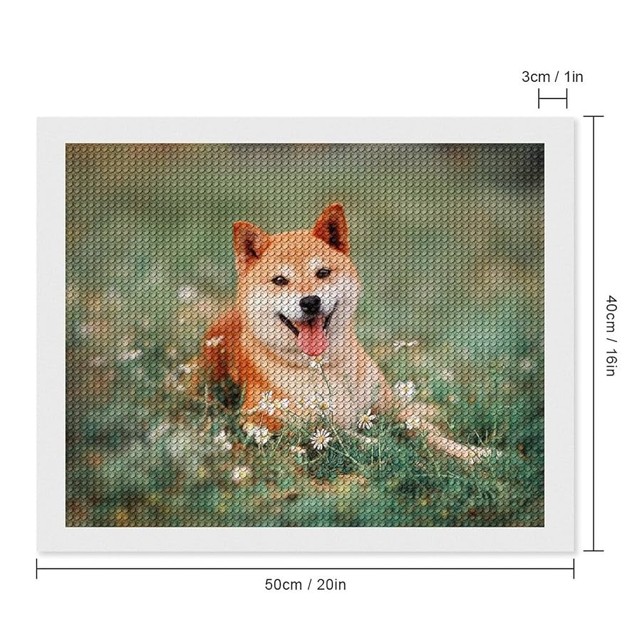 ナチュラルアート Amazon.co.jp: ZOOKISS ダイヤモンドアート 柴犬 いぬ 犬柄 花柄