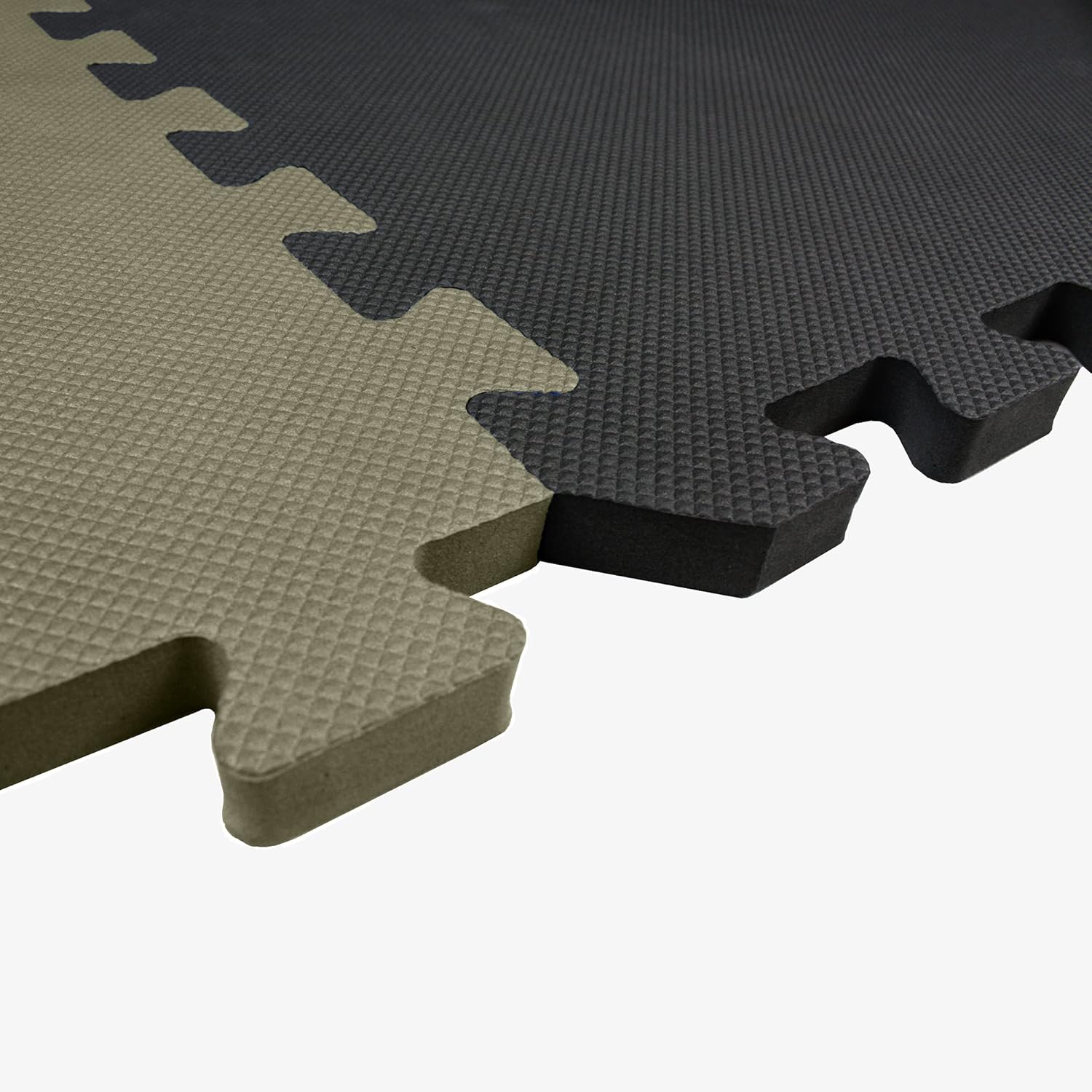 Flooring Inc's 5/8" Premium Soft Foam Gym Mat, High-Density Gym Flooring for Home Gym, Interlocking Foam Tiles for Home Gym, Playroom & More