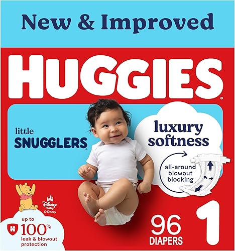 Huggies Little Snugglers Pañales para bebé talla 1