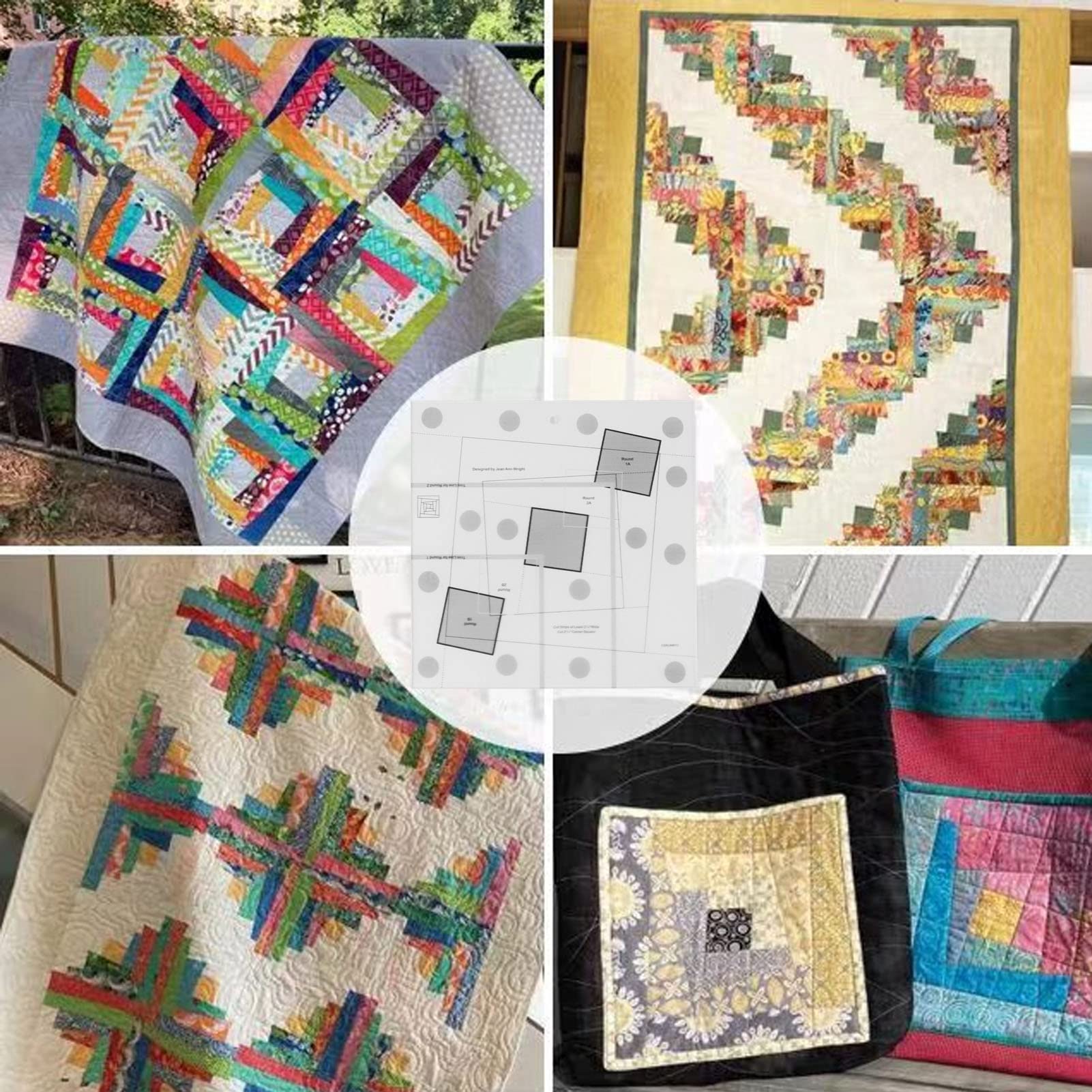 Ejoyous Righello per Trapuntatura in Acrilico, Righello per Trapuntatura Trasparente Antiscivolo, Strumento di Rifinitura per Capanna, per Taglio Tessuti, Progettazione di Modelli (10 pollici)