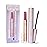 tarte power couple lip & lash duo - Lash Extensions in a Tube for Volume, Length, Longwear & Easy to Remove with Hydrating & Nourishing Lip Gloss Balm, Vegan & Cruelty-Free