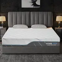 WEUP Colchão completo de espuma viscoelástica firme, 20 cm médio firme - Colchão dobrável de dois lados firme, colchão firme premium para dor nas costas, colchão de cama completo em uma caixa, feito