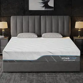 WEUP Colchão completo de espuma viscoelástica firme, 20 cm médio firme - Colchão dobrável de dois lados firme, colchão firme premium para dor nas costas, colchão de cama completo em uma caixa, feito