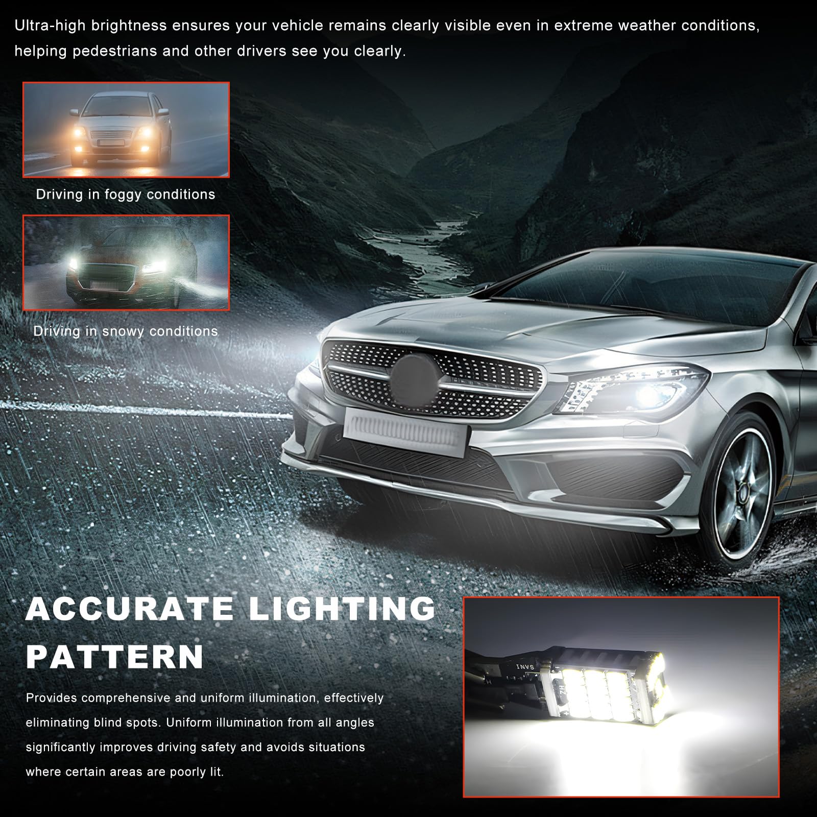 4 PCS Car LED Reverse Lights, T15 45SMD 4014 12V Canbus Error Free LED Brake Light Turn Signal Bulb, 6500K Super Bright Cargo Backup Lights Tail Lamp for Most Vehicles (White) - 4