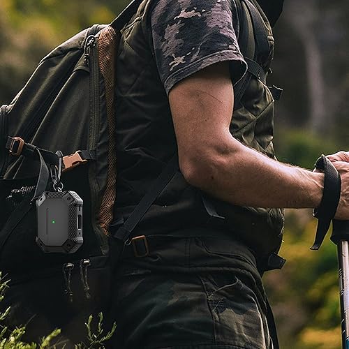 Miniatura 7 de Maxjoy Funda para AirPods Pro de 2 generación, AirPods Pro 2Pro de fibra de carbono, dura, resistente, a prueba de golpes, con llavero compatible