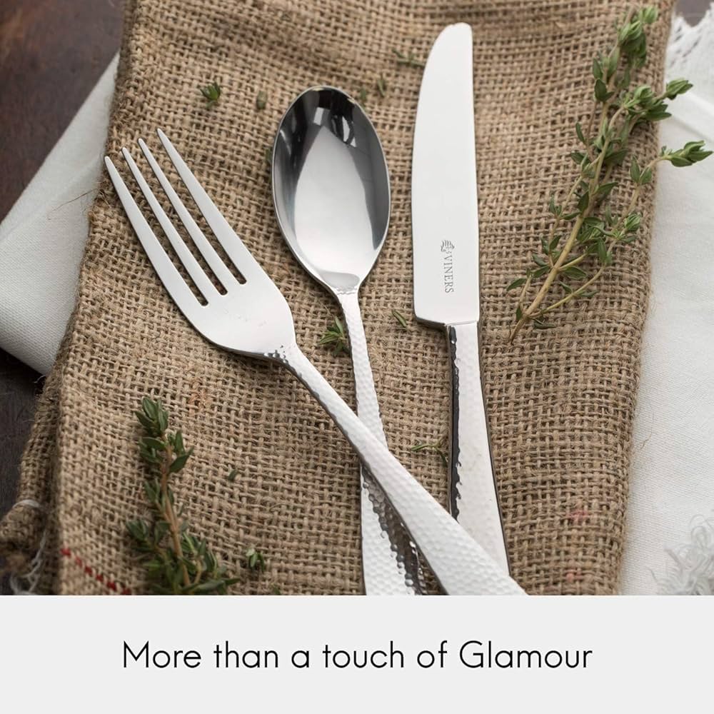 【Viners】 ディナーナイフ【シルバープレート】6本　ケース Viners ディナーナイフ/デザートナイフ各6本