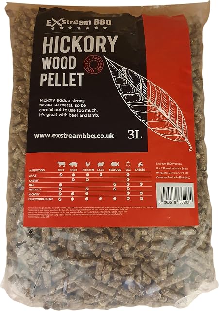 Exstream Hickory Wood Pellets BBQ 3L Bag