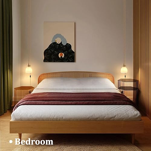 Miniatura 192 de Lámpara colgante con pantalla de cristal ámbar Scindapsus de cristal, lámpara colgante vintage de latón, luz colgante ajustable para cocina, isla