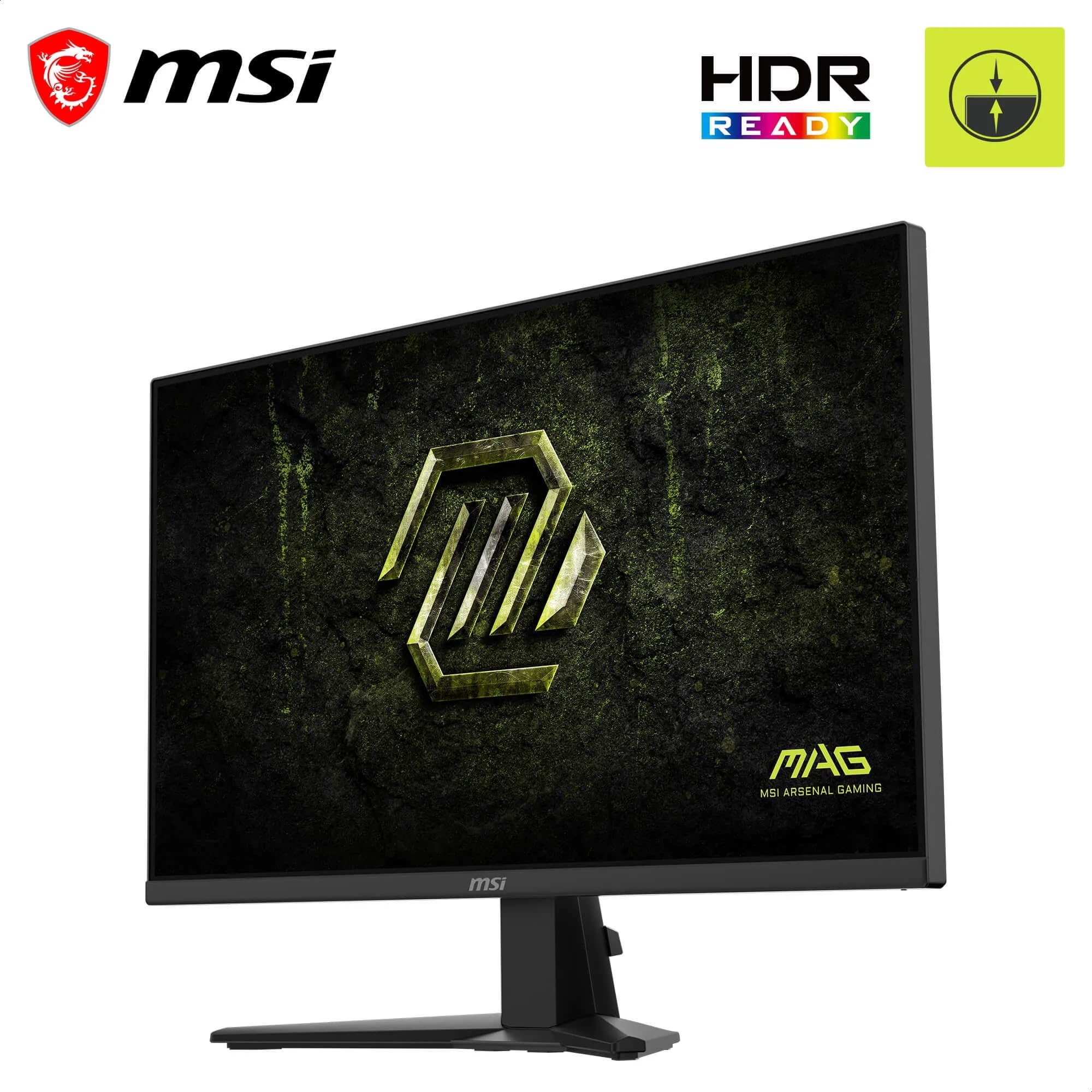 msi MAG 275FA E20 Monitor Gaming 27" FHD 1920x1080 Rapid IPS, 200 Hz, 0,5 ms, HDR Ready, Adaptive Sync, Eye Care, AI Vision, HDMI 2.0b, DP 1.2a, senza cornice, compatibile VESA
