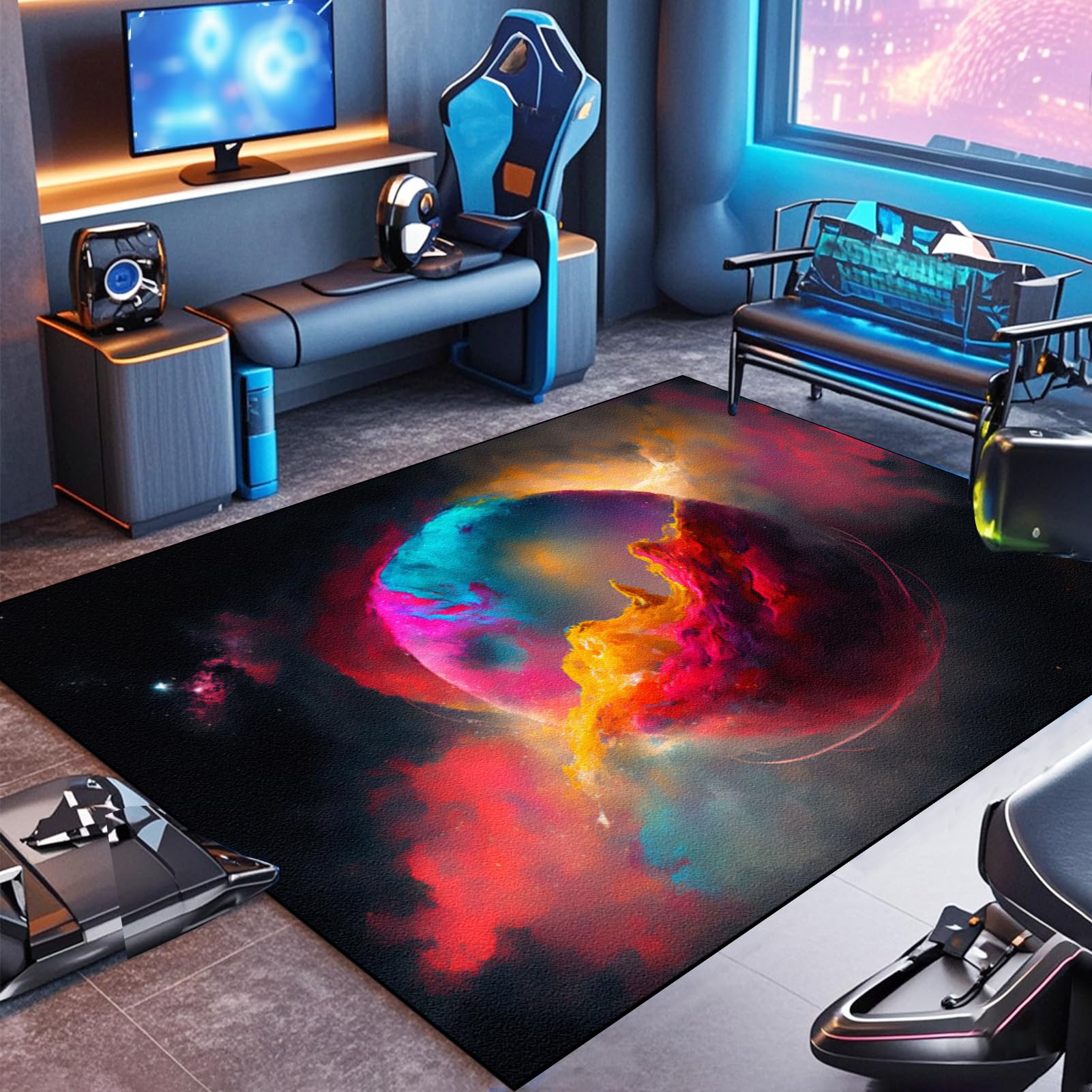 90 x 120 cm Protector Suelo Silla Ruedas Alfombra Silla Escritorio Antideslizante Alfombra Silla Gaming, Alfombra Protectora Suelo Silla Alfombra Gamer, Alfombra Oficina para Silla con Ruedas