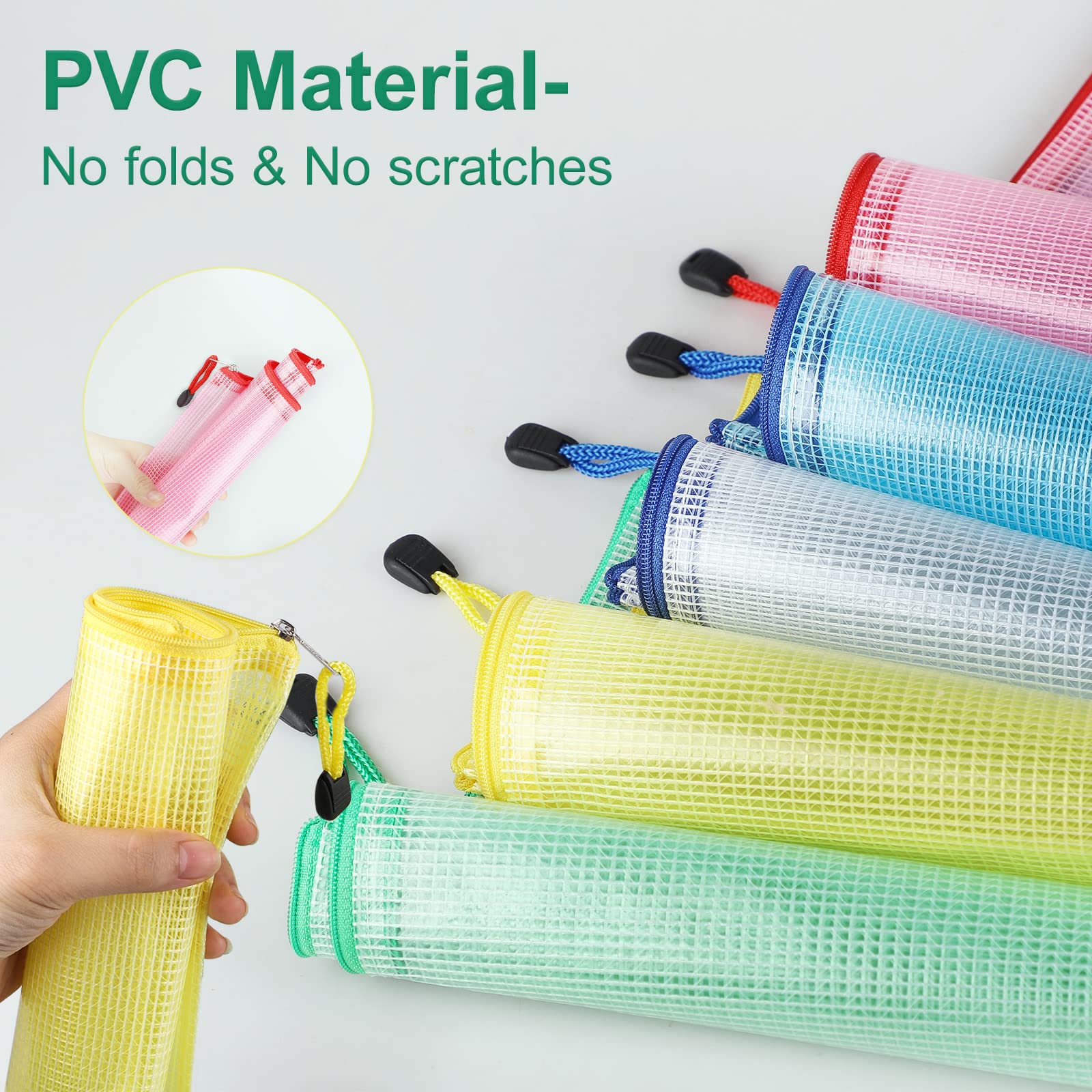 Rexel Dokumentenmappe DIN A5 Reißverschluss Transparent PVC (Polyvinylchlorid) 180 Mikron | DE
