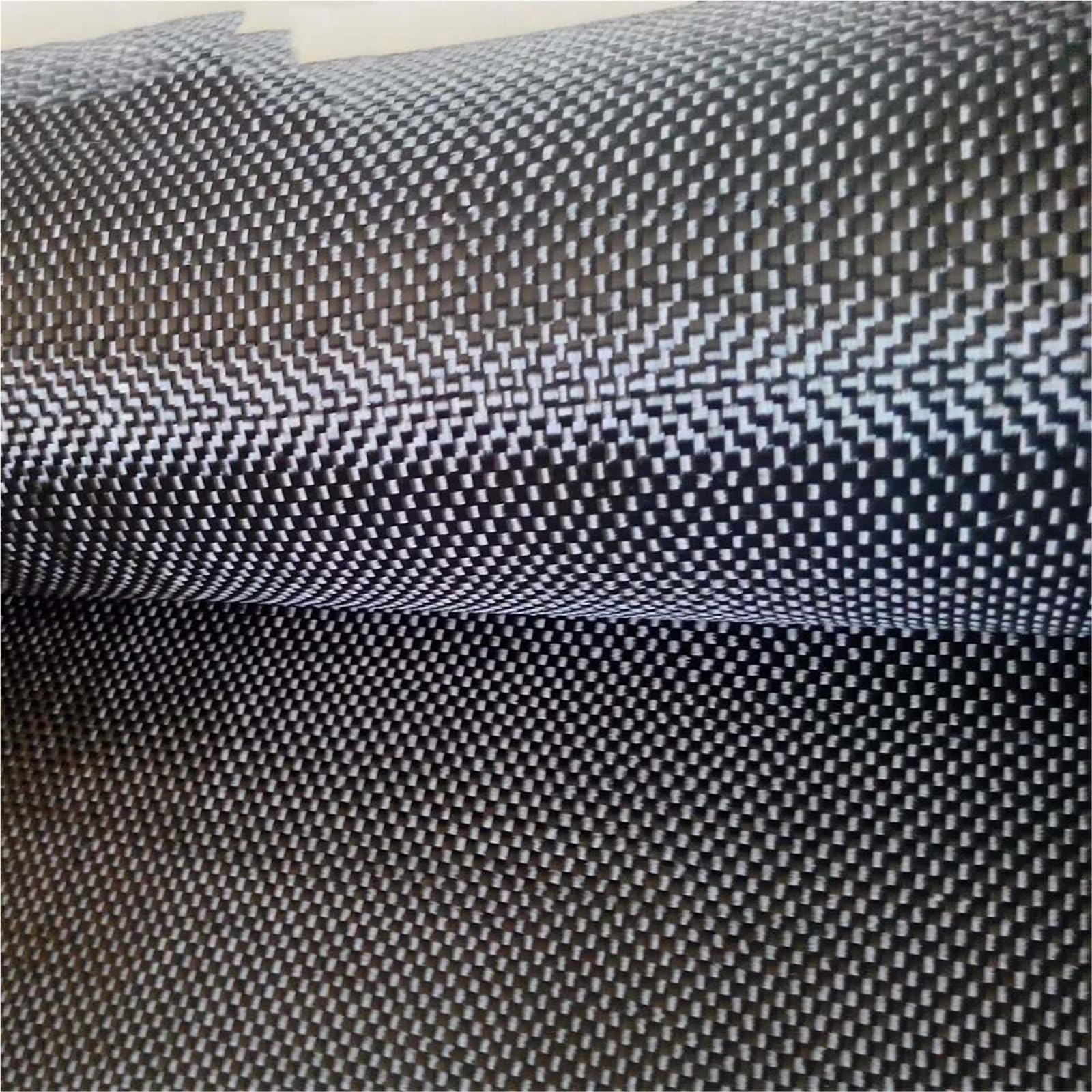 Tela de fibra de carbono 6K, 320GSM, 1M x 1M, tejido liso de sarga, rollo de tela de 40 ", bricolaje, 1 Uds.(Plain Weave)