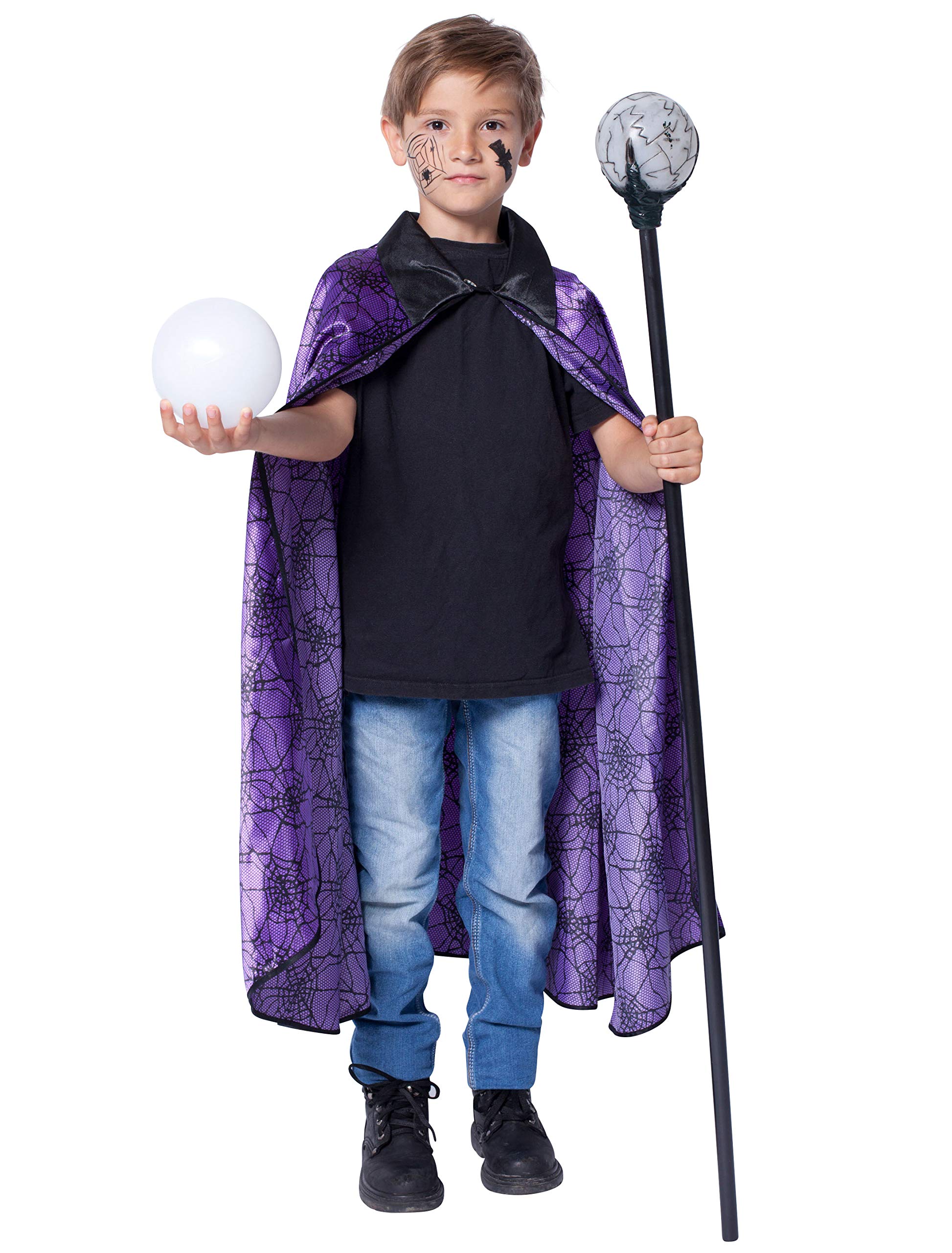 W Widmann Milano Party Fashion Bastón De Bruja Widmann - 122 Cm, Colorido - Accesorio Para Disfraces De Halloween Y Carnaval Accesorios Malefica Niña W Widmann Milano Party Fashion Bastón De Bruja Widmann - 122 Cm, Colorido - Accesorio Para Disfraces De Halloween Y Carnaval Accesorios Malefica Niña