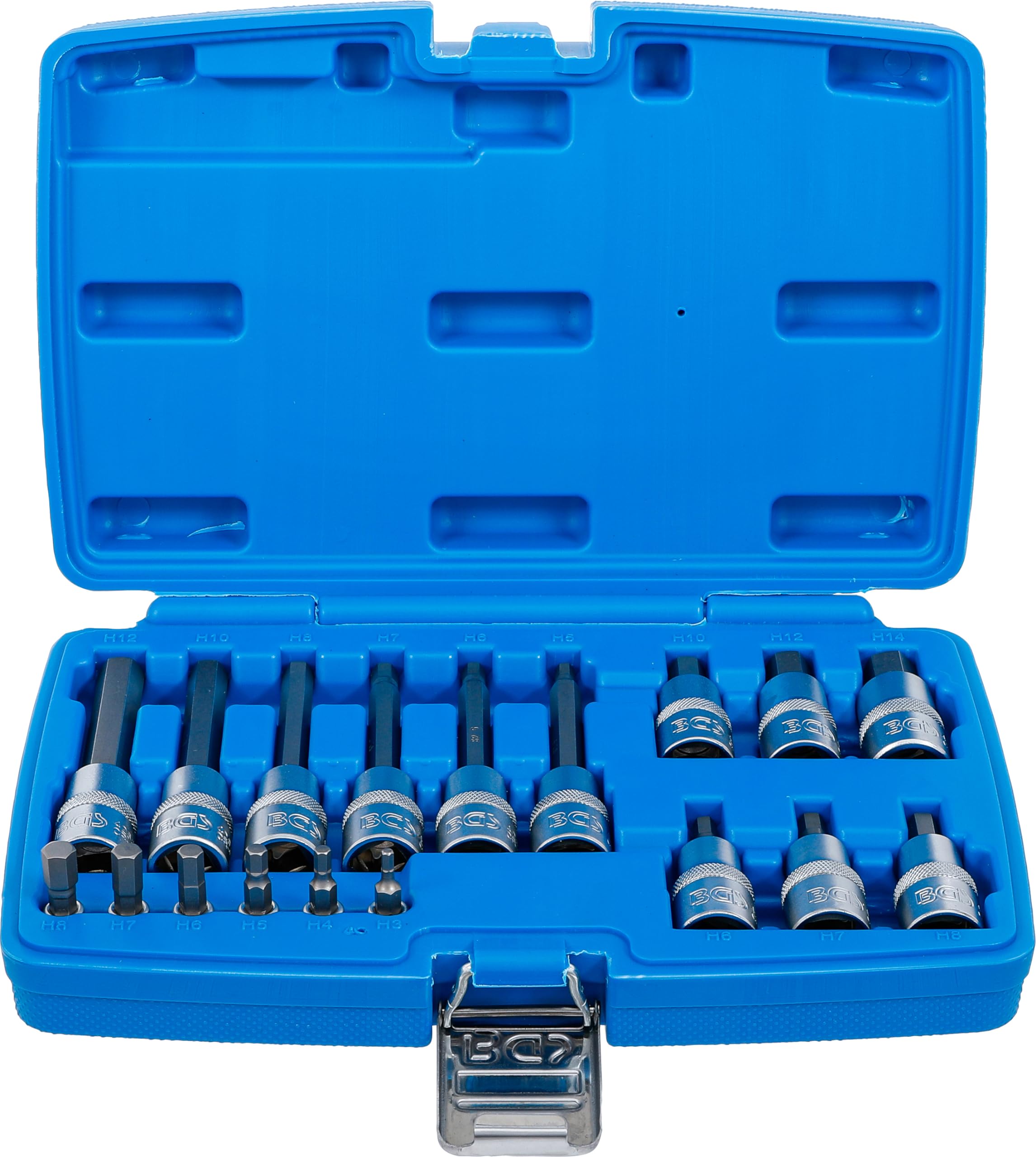 BGS 5171 | Bit Socket Set | 6.3 mm (1/4") / 12.5 mm (1/2") Drive | internal Hexagon | 18 pcs.