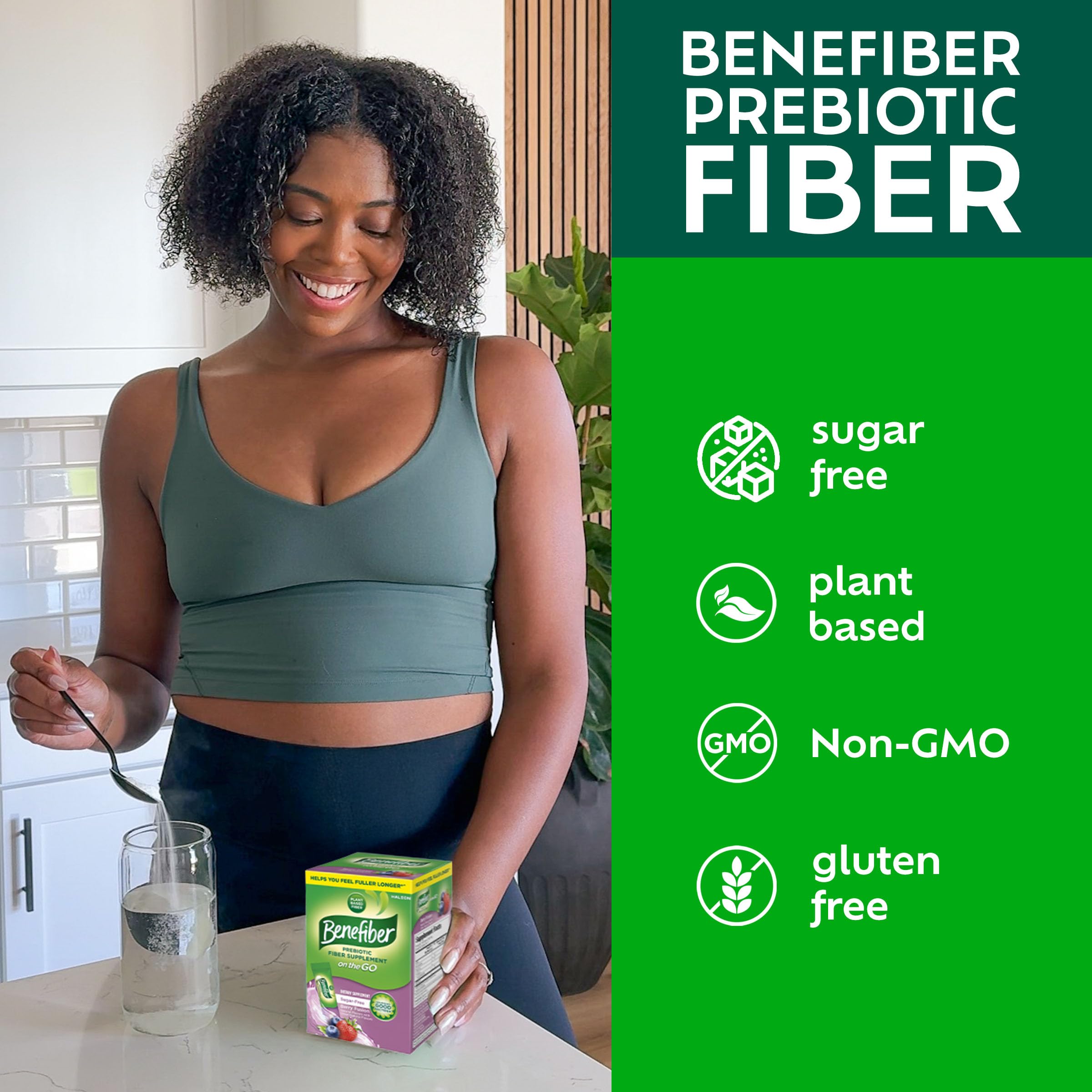Benefiber Prebiotic Fiber Supplement Powder, Berry Fusion, 24 Stick Packs — Amazon image 9