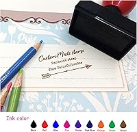 Vista 2 de Thank You for Supporting My Small Business, sello de firma personalizado, sello de nombre personalizado, sello de nombre comercial, hecho a mano por