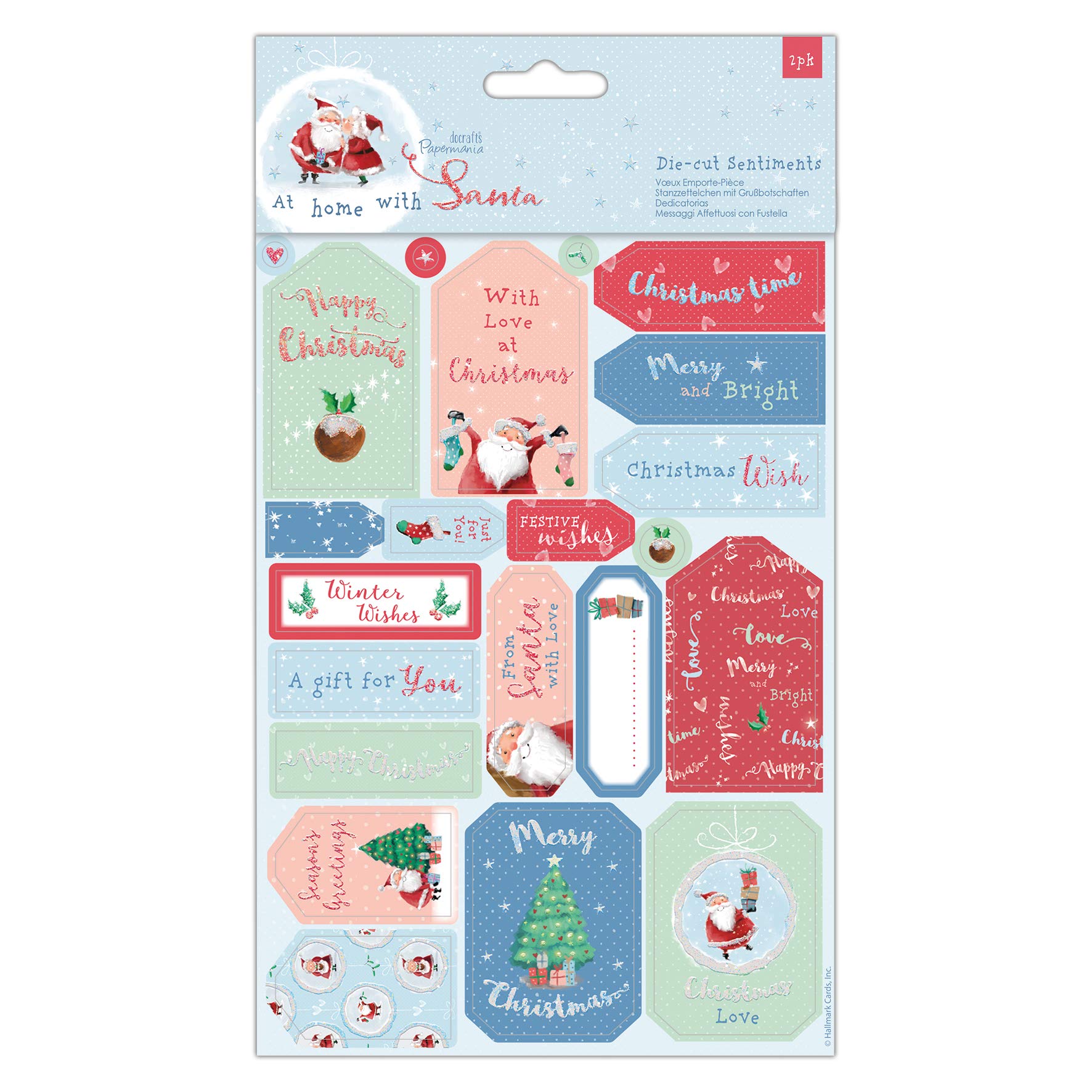 Die-cut Sentiments & Toppers (32 pieces)