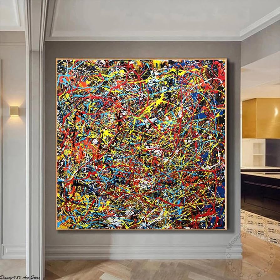 ジャクソン・ポロック 抽象絵画ウォールアート Amazon.co.jp: Jackson Pollockジャクソン・ポロック画家の作品