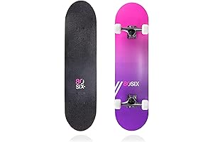 Adult and Youth Skateboard with 54mm Urethane Wheels and Carbon Steel Bearings